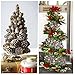FunPa Pine Cones for Christmas Tree Decorations - 72Pcs Decorating Pinecones with Lanyard for Garland Thanksgiving Halloween Xmas Tree Ornaments