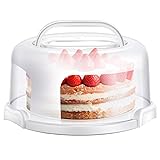 Ohuhu Cake Container, Cake Carrier with Lid and