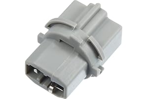 X AUTOHAUX Backup Reverse Light Bulb Lamp Socket Holder 33513-S50-003 for Honda Accord 4-Door 1998-2012 Plastic Gray
