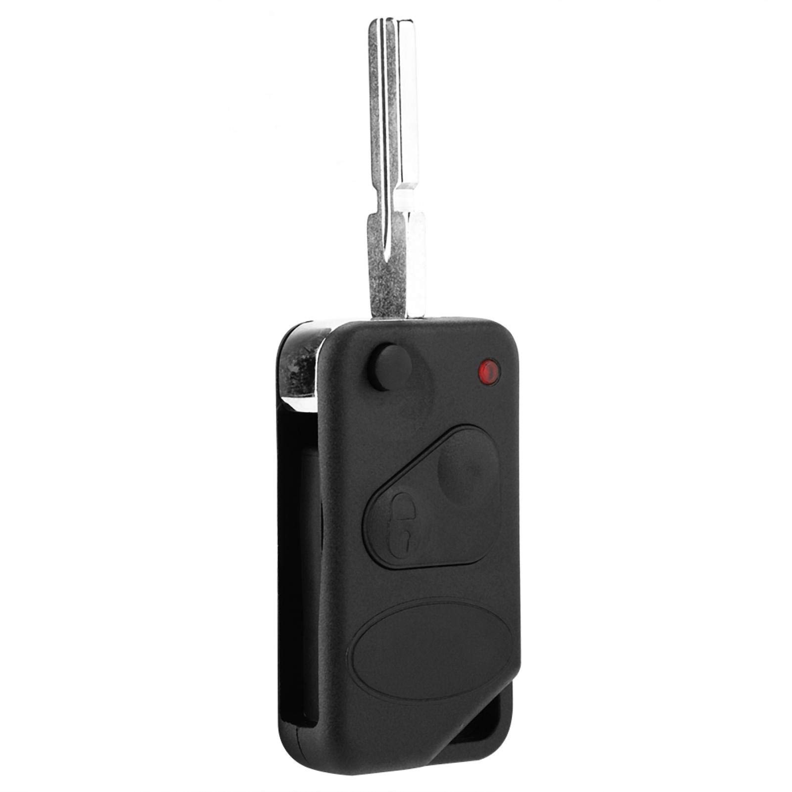 Candeon Key Fob Case 2 Button Car Remote Flip Key Fob Case Blade Cover Shell Fit for Rover Range Rover P38