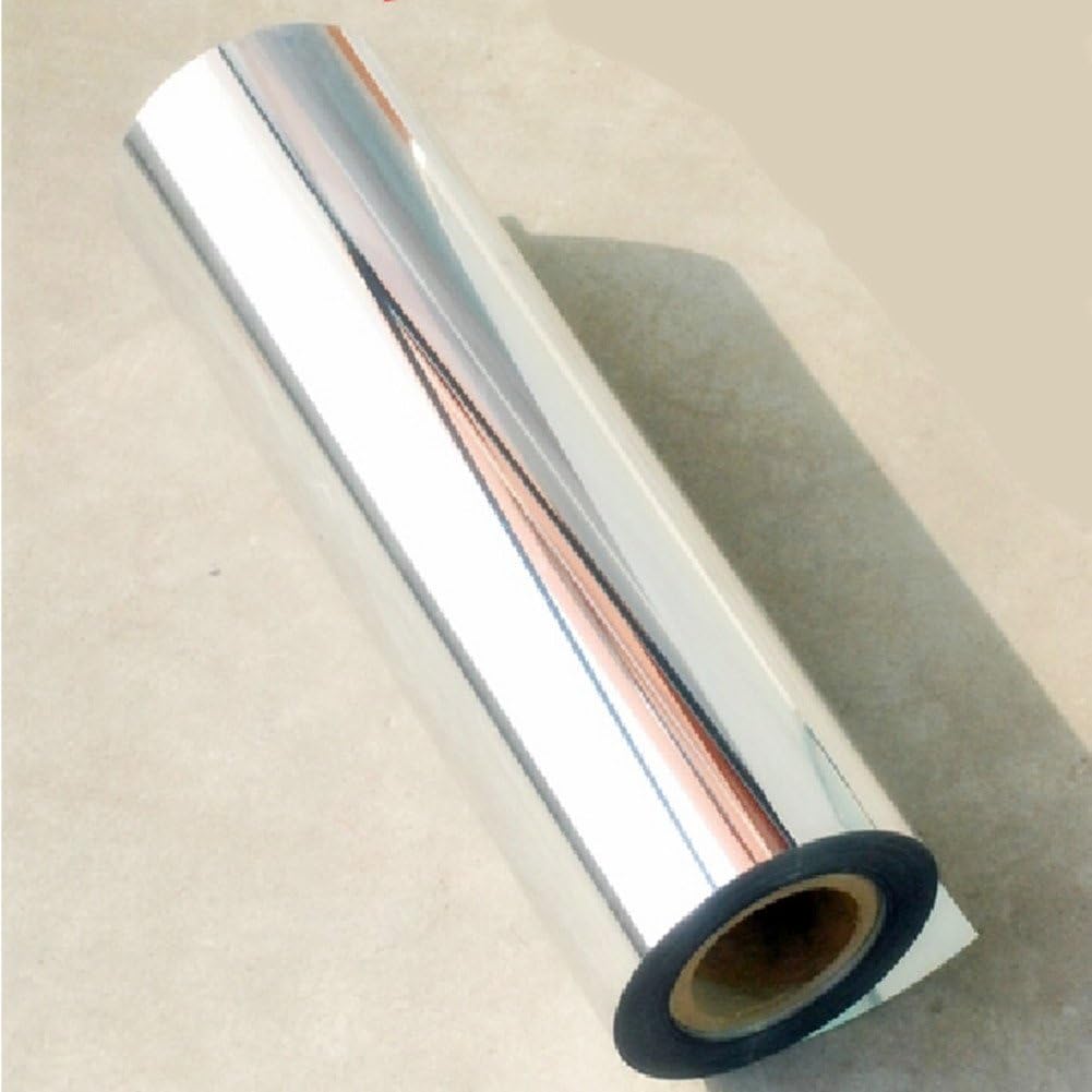WDragon Automotive Car Self-adhesive Chrome Mirror Silver Vinyl Wrap Sticker Decal Film Sheet 12inch by 60inch - Image 3