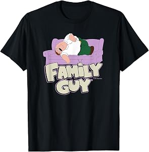 Family Guy Peter Griffin Couch Nap T-Shirt Small