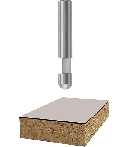 BOSCH 85441MC 1/2 In. Double Flute Laminate Flush Trimming