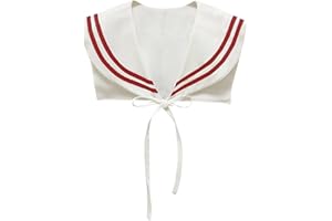 HoosaiyWoo Sailor Collars Scarf for Women Top Fake Collar Necklaces Collar Sailor Costume Shawl wraps Match Sweater Shirt Dre
