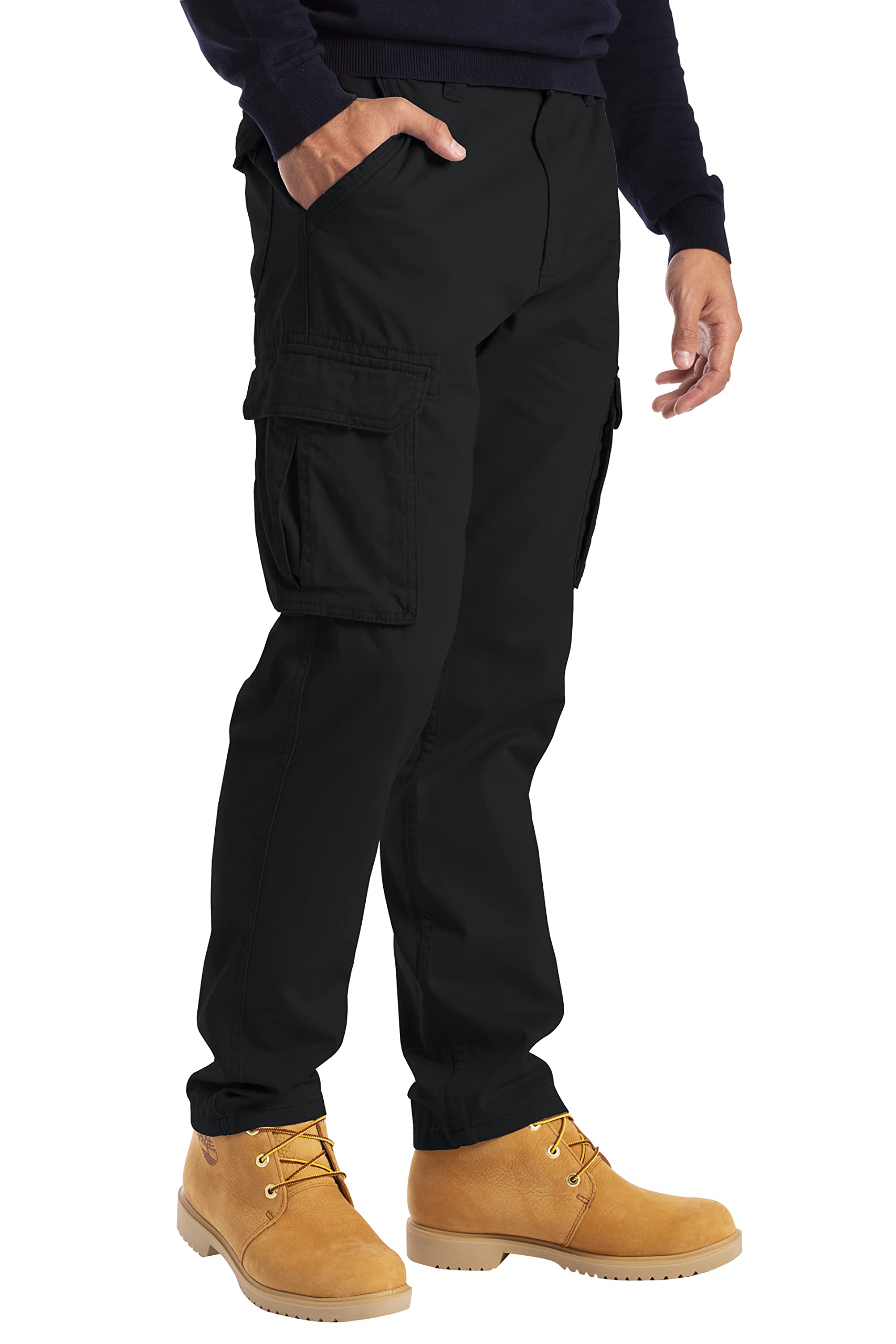 Alamo Men's Slim Fit Cargo Pants 100% Cotton Heavy Duty Cargo