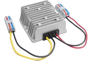 YIPIN HEXHA DC 36V/48V Step Down to 12V 20A 240W DC DC Converter Regulator Power Supply Module Buck Transformer, Waterproof Voltage Reducer for Golf Cart, forklifts Car