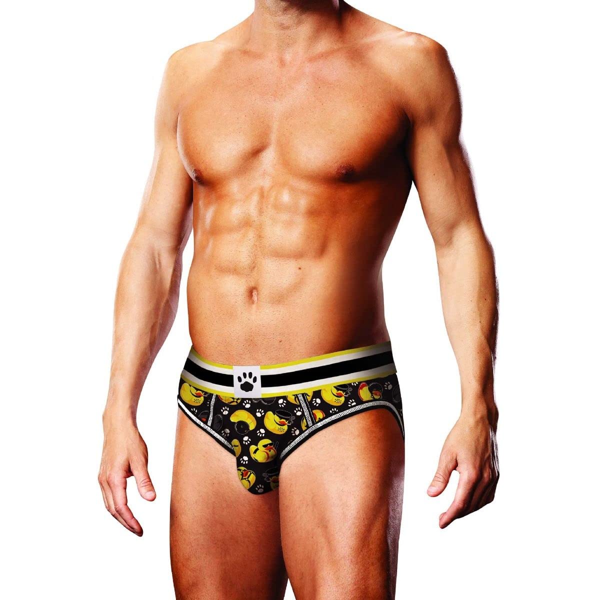 Prowler BDSM Rubber Ducks Open Brief XSmall - UK Waist Size 26"-30" - Playful and Stylish Open Brief Multi