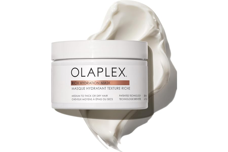 Olaplex Rich Hydration Mask: Cuticle Sealing Mask | Hydrate & Control Frizz | For Dry or Medium to Coarse Hair, 200 ml / 6.7 Fl. Oz.