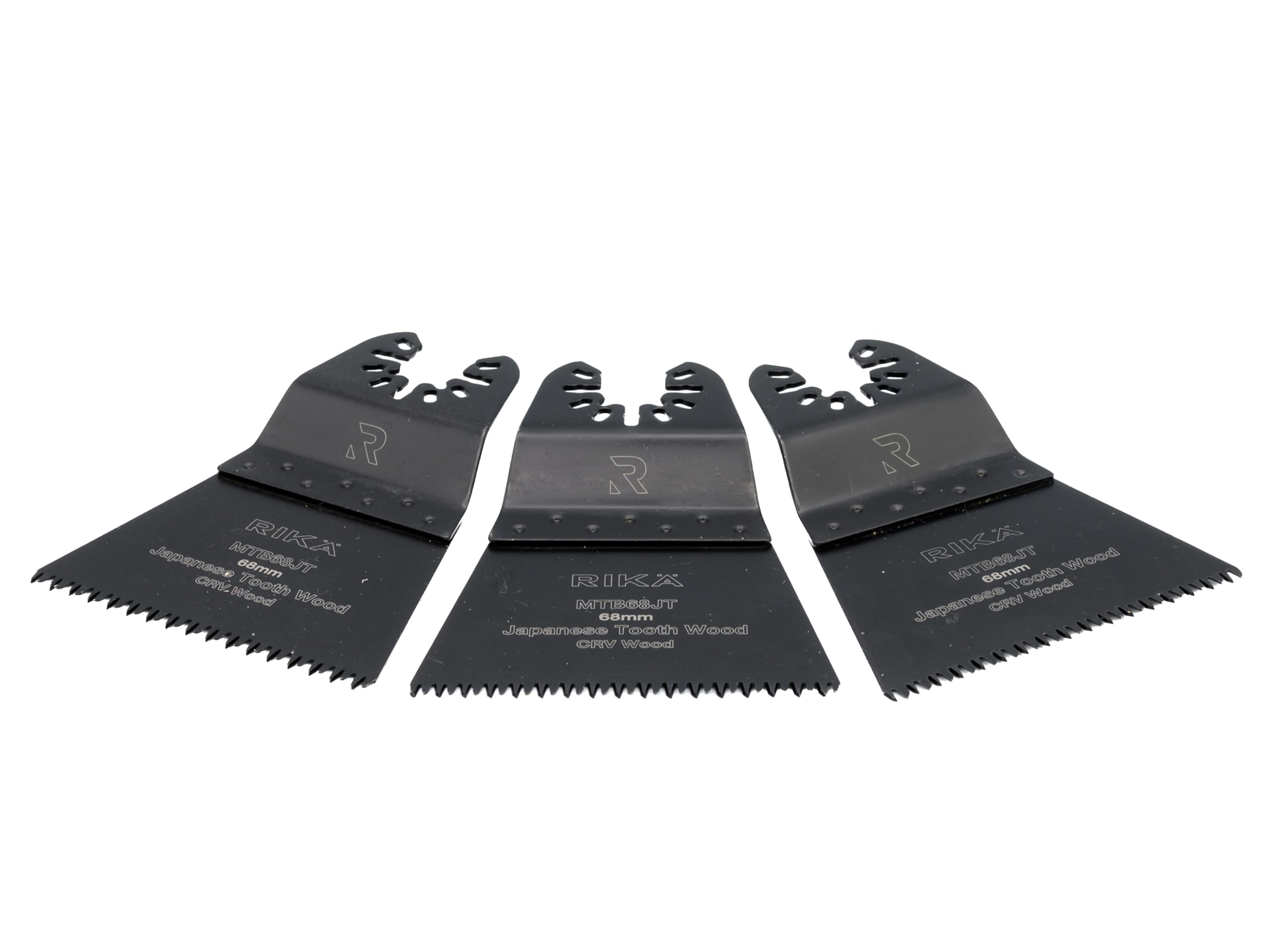 Rikä MTB68JT 68mm Japanese Tooth Multi Tool Saw Blade 3pk
