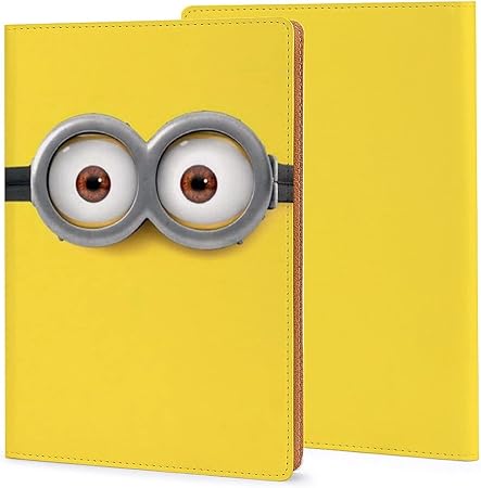 Amazon Danesi A5サイズ対応 ミニオン ブックカバー ノートカバー メモ帳カバー 手帳カバー レザー 読書 アニメ キャラクター グッズ おしゃれ 可愛い ブックカバー 文房具 オフィス用品