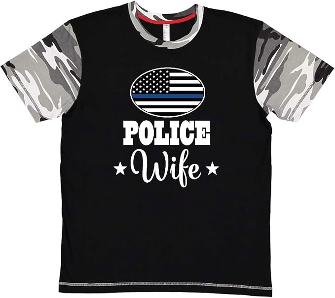 police wife t shirt
