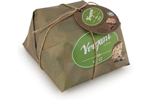 Vergani Italian Vegan Chocolate Panettone – Holiday Sweet Bread Cake with Chocolate Chips, Dairy-Free & Egg-Free Soft Artisan Recipe, Made in Italy – Ideal Gift Dessert