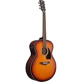 Ibanez PJ50E Acoustic-electric Guitar - Open-pore Vintage Amber Sunburst