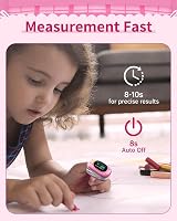 HealthTree Child Pulse Oximeter Oxygen Monitor for Kids OLED Display view 3