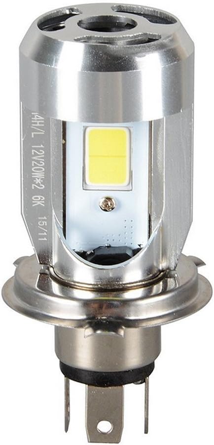 EHAO Motorcycle H4 LED Headlight Bulb H/L High Low Dual Beam 20W 2000lm Motorbike H4 LED Lights Kit M4-H4