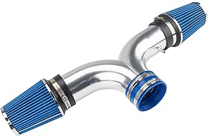 ZonCar Cold Air Intake System High Flow Inlet for 1999-2004 Jeep Grand Cherokee 4.7L V8 Blue