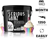 The Bulk Protein Company SERIOUS GAINZ Whey Protein Mass Gainer 5kg Birthday view 3