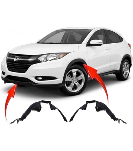 Amazon.com: For Honda HR-V 2016 2017 2018 Fender Liner Driver and