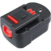 VANTTECH 4.8Ah Ni-MH HPB14 Replacement for Black and Decker 14.4V Battery FSB14 FS140BX A1714 499936-34 BD1444L A14 Compatible with Black and Decker 14.4V Cordless Power Tools