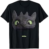 DreamWorks Dragons Toothless Night Fury Big Face Costume 3D T-Shirt
