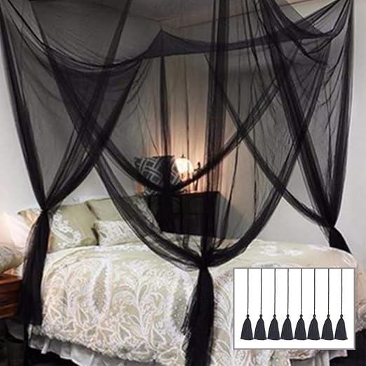 Amazon Com Twinkle Star 4 Corner Post Bed Canopy For Full Queen