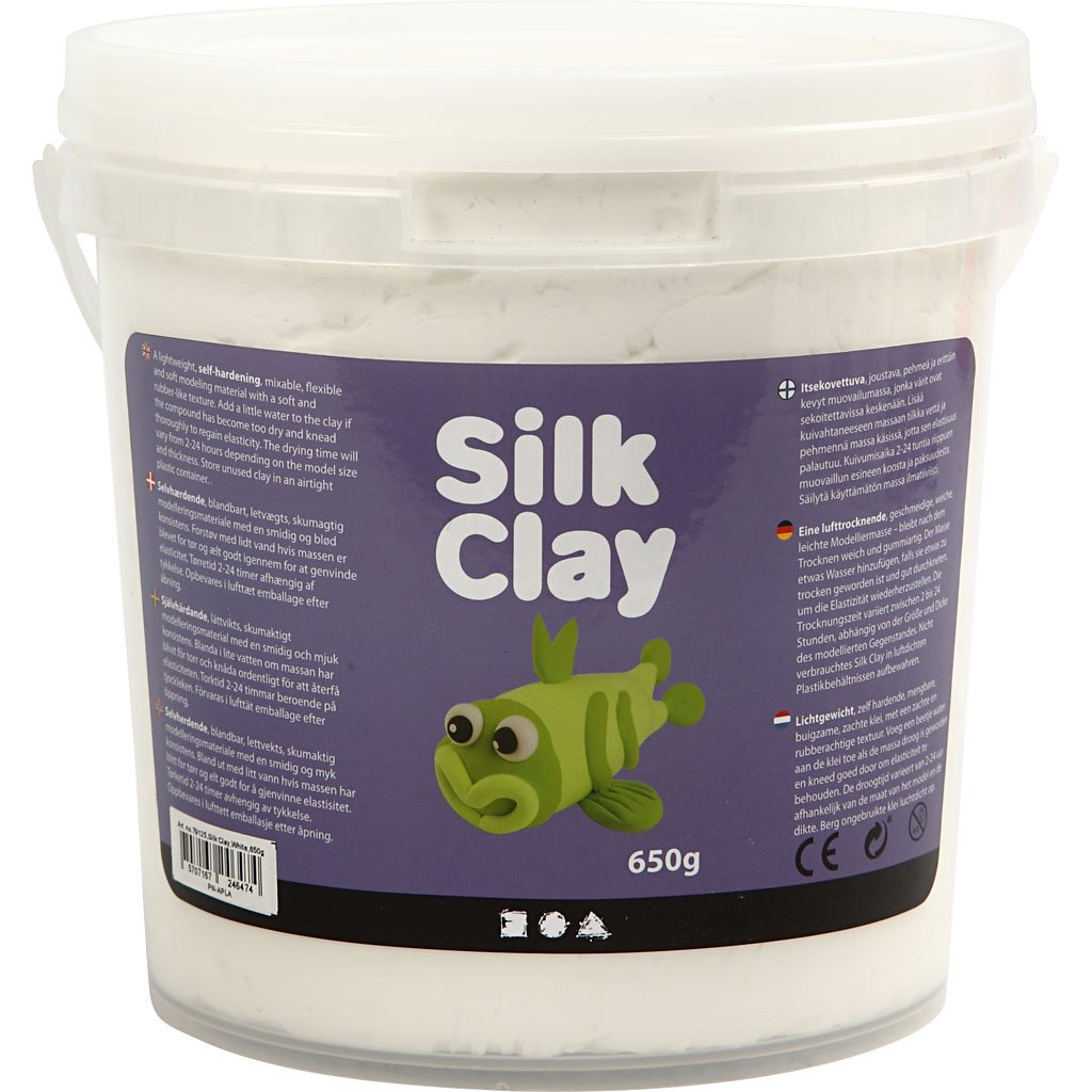 Silk Clay 79125 , White, 650 g