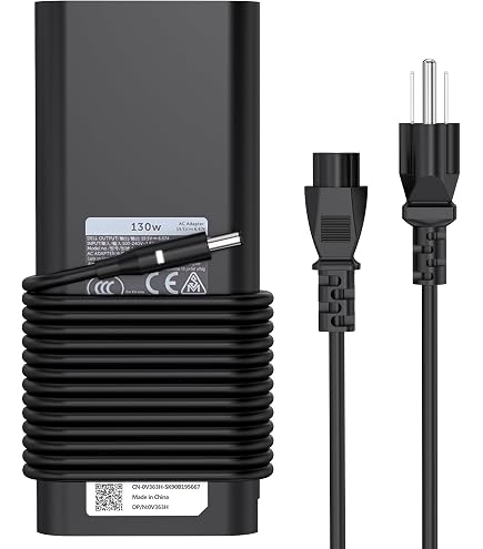 Amazon.com: Original 130W AC/DC Adapter Compatible with Dell