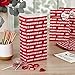 Hallmark Valentines Party Favor and Wrapped Treat Bags (15 Ct, Red, Happy Valentine's Day) for Classroom Parties, Sack Lunches and More, Small (0005VGB1919)