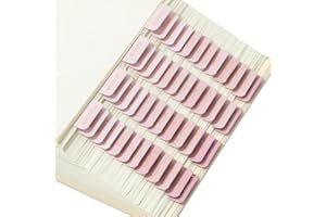 90 pcs Bible Tabs for Women Study Supplies Laminated Tabs, Easy Indexing and Man, Rose Pink with Gold Foil Lettering, Bookmar