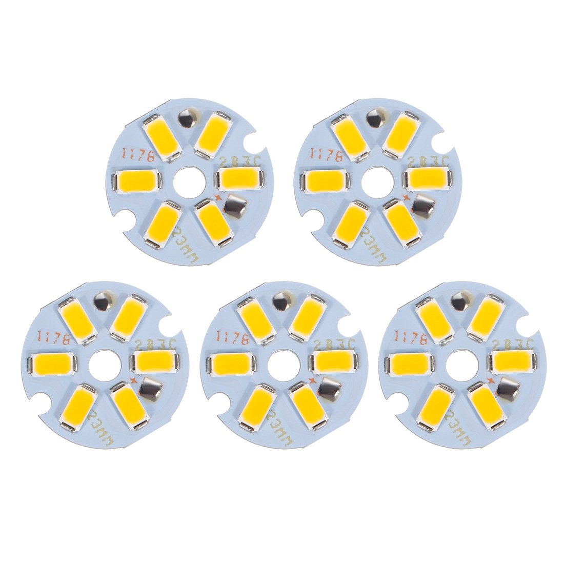 uxcell 600mA 3W 6 LEDs 5730 SMD LED Chip Module Aluminum