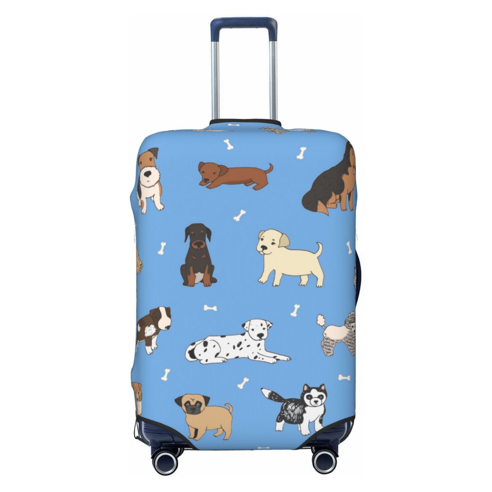 Shiba Inu Dog Pupppy Print Pattern Luggage Cover Protector
