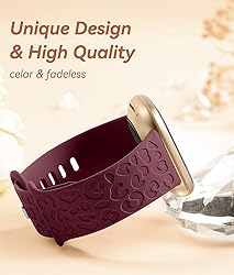 Odbeai Leopard Bands Compatible with Fitbit Sense
