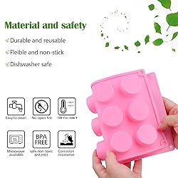 Sakolla 2 Pack Cylinder Silicone Soap Molds, 15
