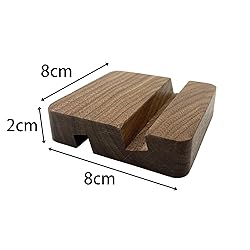 LUCENTIS Wood Phone Stand, 2 x 8 x 8 cm, Wooden