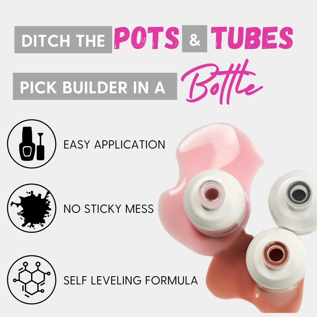 Orly Builder In A Bottle Soak-Off Sculpting Gel For Quick Nail Extension, Repair And Strengthening | Long-Lasting Builder Gel With Brush-On Application |Salon-Quality Nails At Home (Clear) - Image 5