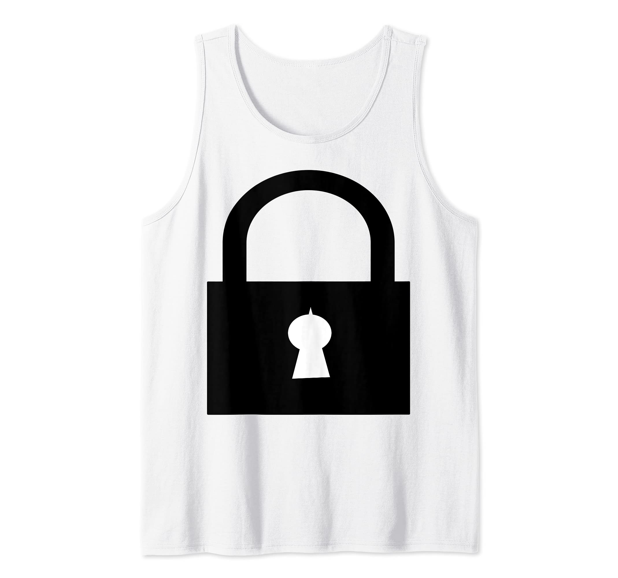 Padlock Keyhole Lock Tank Top