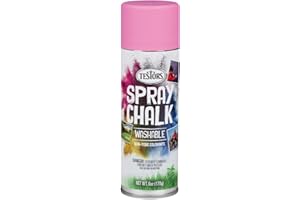 RUST-OLEUM Testors 307588 Matte Washable Spray Chalk Pink, 6 Oz