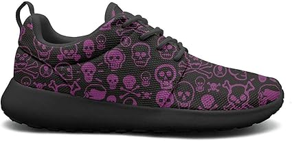 dark purple sneakers