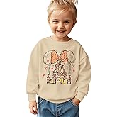 CM C&M WODRO Toddler Baby Girl Magic Kingdom Castle Sweatshirt Fairy Tale Magical Bow Pullover Shirt Kids Fall Winter Outfit