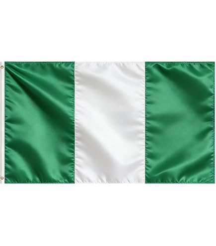 Drapeau du Nigeria. Illustration du drapeau nigérian agitant. | Photo Drapeau du Nigeria. Illustration du drapeau nigérian agitant. | Photo
