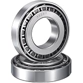 HIPicco 2 Pack 30207 Tapered Roller Bearing Cone and Cup Set | 35mm Bore 72mm OD 18.5mm Cup Width, Chrome Steel Wheel Bearings, ABEC-3