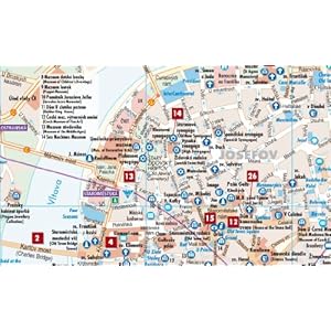 Laminated Prague Map by Borch (English Edition)