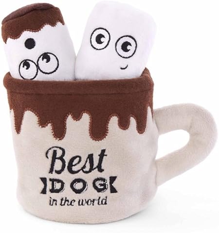 hot cocoa dog toy