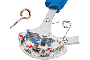 KAROLJEWEL Looper Pliers in One Step for Jewelry Making, 1.5mm-2.25mm-3mm Looping Size, Beading Looper Tool, Wire Looping Pliers for 24-18 Gauge Craft Wire, Patented