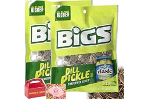 BIGS Sunflower Seeds | Keto Friendly Low Carb On The Go Snack | USA Roasted - Do Flavor Bigger - Vlasic Dill Pickle Spears Su