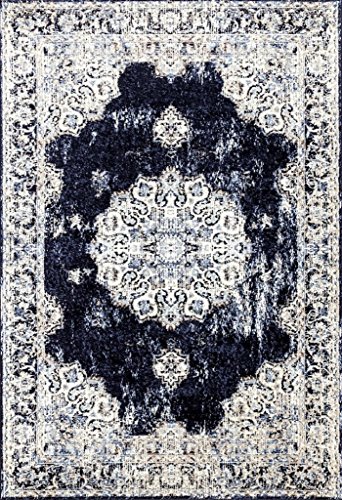 4678 Distressed Navy 5 x 7 Area Rug Carpet Large New