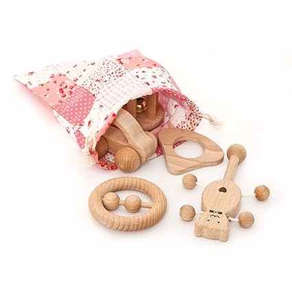 sonajero madera montessori