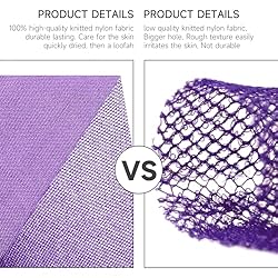 Metene 6 Pieces African Exfoliating Net, Colorful