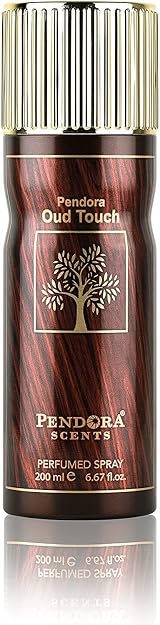 Paris Corner Pendora Scents Oud Touch Body Spray 3 x 200ml Set for Men & Women view 2