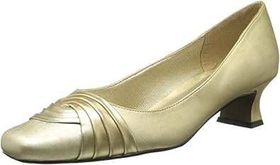 easy street silver pumps